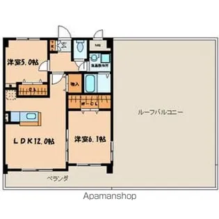 グランヒルズ【6階】の間取り