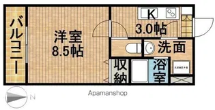 インターラーゲン【1階】の間取り