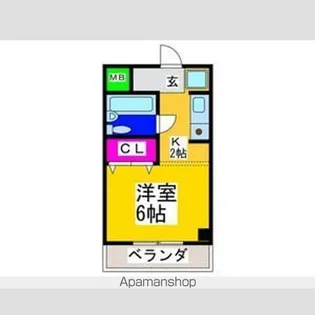 サンヒルズ和泉【3階】の間取り