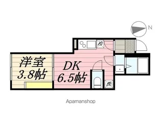 EMMA検見川【1階】の間取り