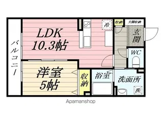 パークサイド上末吉【2階】の間取り
