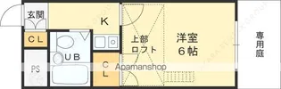クレール石津元町【102号室】の間取り