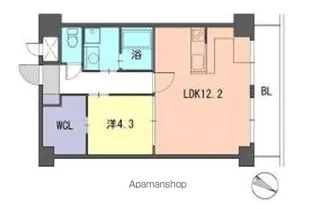 レジデンス住吉【10階】の間取り