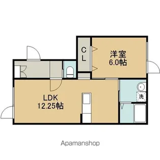 JEDI Ⅱ【102号室】の間取り