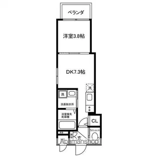YUMAISON WEST【202号室号室】の間取り