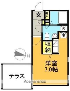 東京都世田谷区松原1丁目【マンション】の間取り