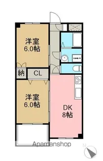 ヤマニハウス【302号室】の間取り
