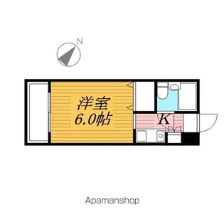 大久保ハイム【4階】の間取り