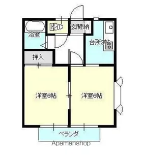 エクセル南仙北【1階】の間取り
