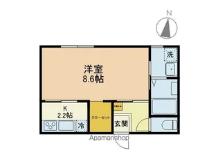 MOCHA【207号室】の間取り