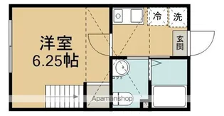 クリムゾンハイツ的場【1階】の間取り