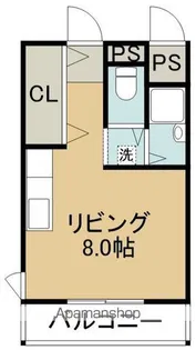 ダイワハイツ深堀【201号室】の間取り