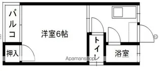 タフィー南福岡【201号室】の間取り