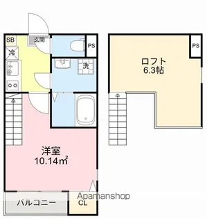 ルミア【2階】の間取り