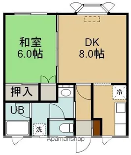 コーポ金沢【201号室】の間取り
