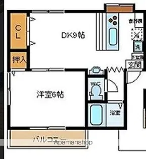 ベルベデール下山【1階】の間取り