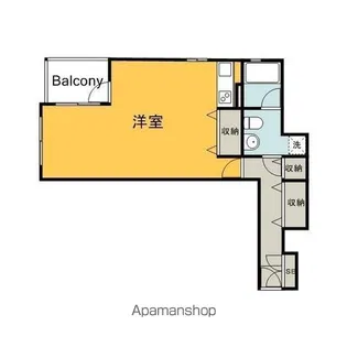 パインヒルズ東白島【4階】の間取り
