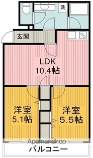 ウェルスクエア豊中北桜塚【1階】の間取り