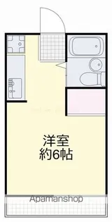 ベルハイム医大東【4階】の間取り