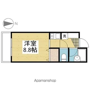 スミタスヴィレッジ道後【311.号室】の間取り