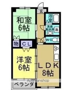 ヤマニハウス【302号室】の間取り