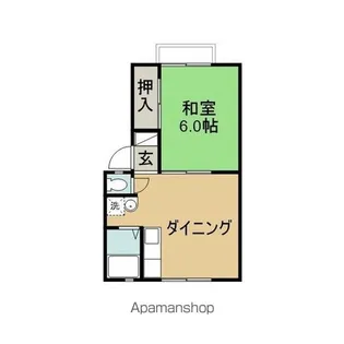 アネックス八幡A【203号室】の間取り