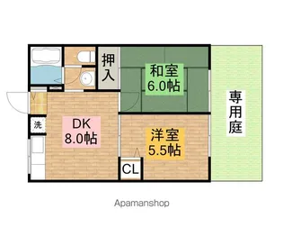 クリアコート【103号室】の間取り