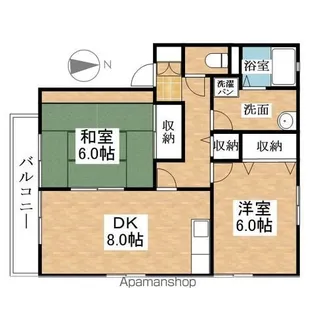 オーク【1階】の間取り