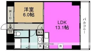 阪神ハイグレードマンション3番館【2階】の間取り