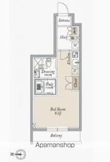 1Rの間取り画像