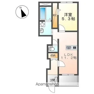 レクエルド守恒【1階】の間取り