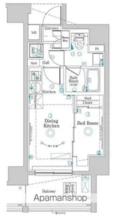 ラフィスタ中野本町【6階】の間取り