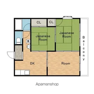 ハイツ山本C棟【101号室】の間取り