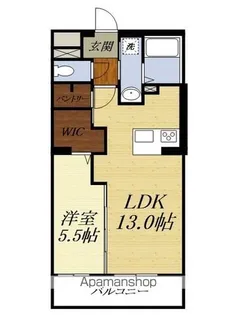 エクシード三方原Ⅲ(北棟)【2階】の間取り