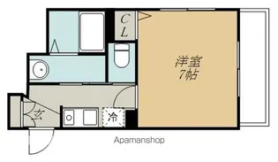 LIBRACOURT苦竹【3階】の間取り