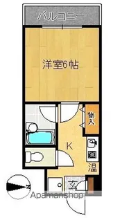 AD宮前平2号館【1階】の間取り