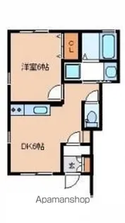 ブルーオーシャン【1階】の間取り