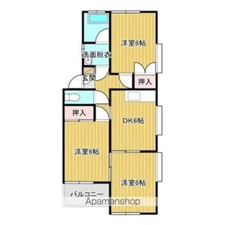 高良内コーポ【B102号室】の間取り