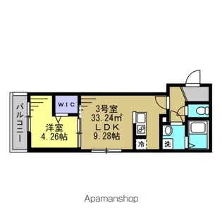 AJOUR新松戸03【2階】の間取り