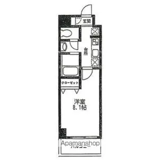カーサ松戸【2階】の間取り
