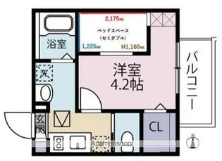 リヴェール高砂【103号室】の間取り