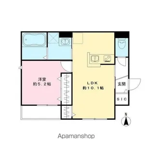 RIO HIERRO(リオフィエイロ)【1階】の間取り