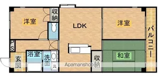 サンシャイン北六甲【2階】の間取り