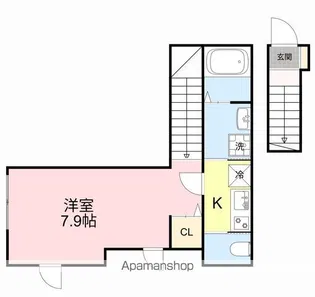 メゾン・ド・フィーユ【2階】の間取り
