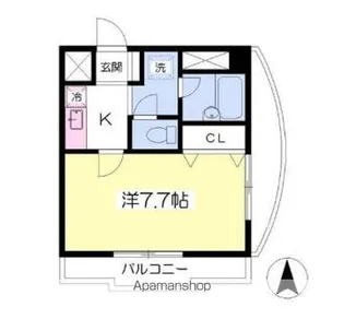 ロイヤルパレス駅西【701号室号室】の間取り