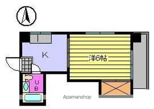 第22杉フラット【3階】の間取り