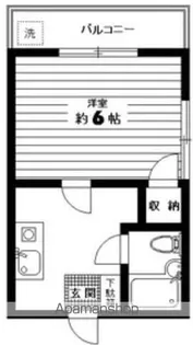 メゾンドロゼ【2階】の間取り