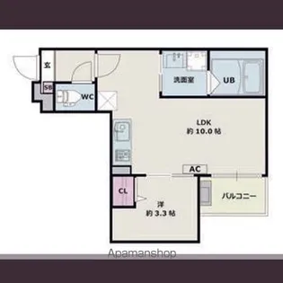 Jack komotohommachi 1【2階】の間取り