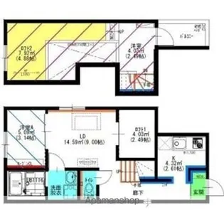 RADIANCE名城公園S棟【103号室】の間取り
