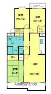 フォレストハイム【3階】の間取り